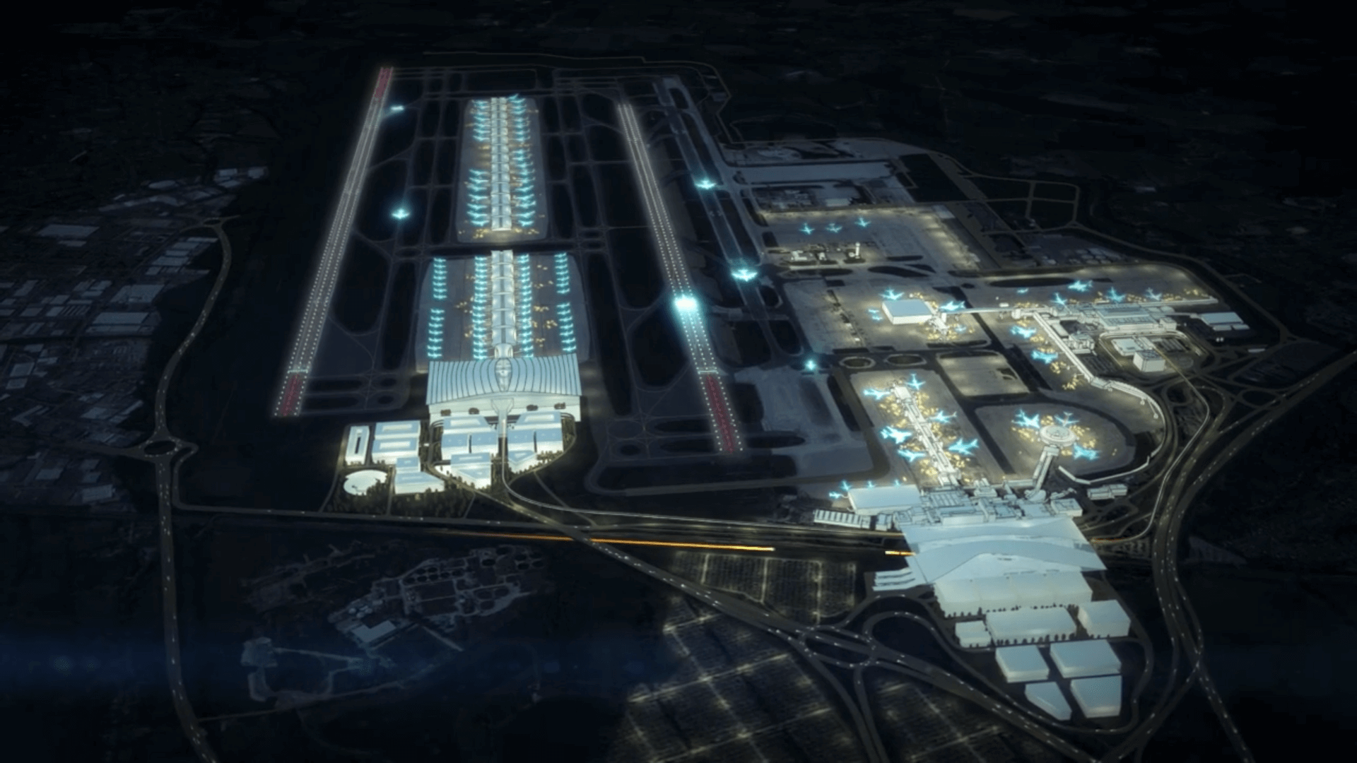Animation illustrates what an expanded London Gatwick could look like