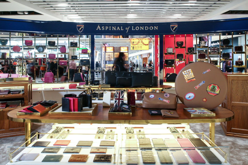 Aspinal of London opens pop-up store in Heathrow T5