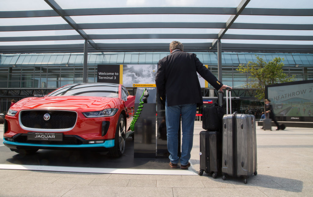 Jaguar to supply 200 electric vehicles for chauffeur service at Heathrow Airport