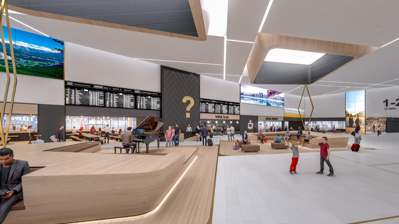 North Star Vision Unveiled For Yyc Calgary Airport Passenger Terminal Today