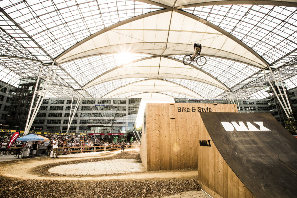 Munich Airport hosts freestyle mountain biking event for second year