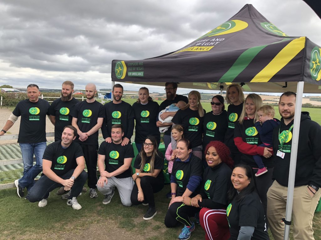 Skydiving airport employees raise US$13,000 for local air ambulance service