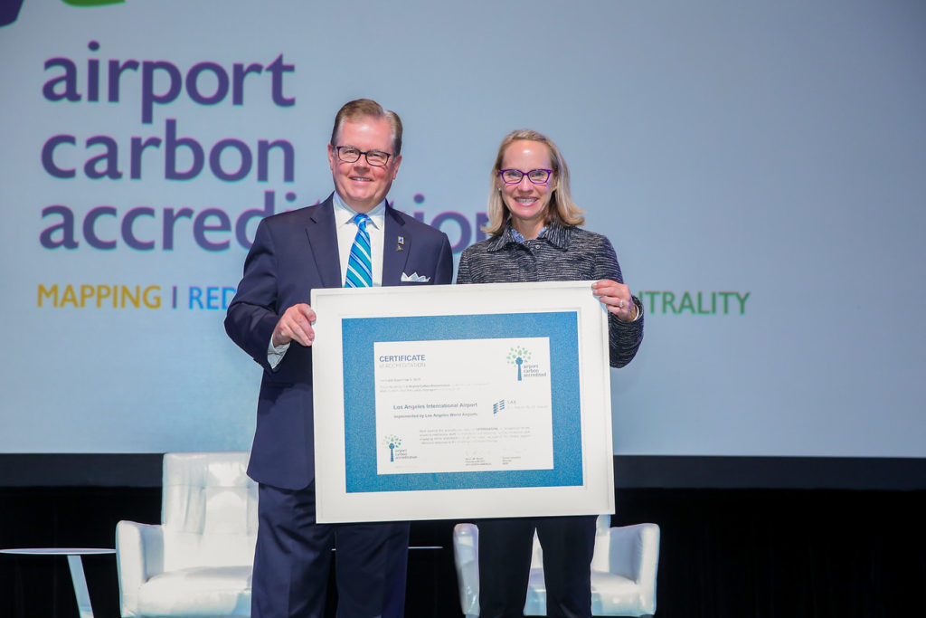 LAWA awarded for carbon emissions reduction