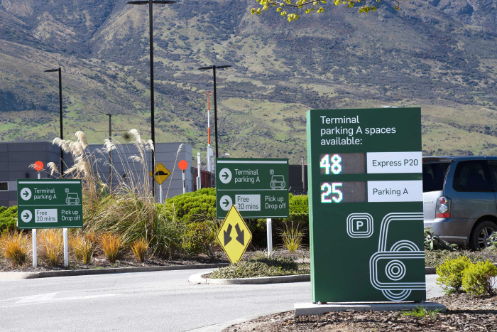 Queenstown Airport boost wayfinding signage