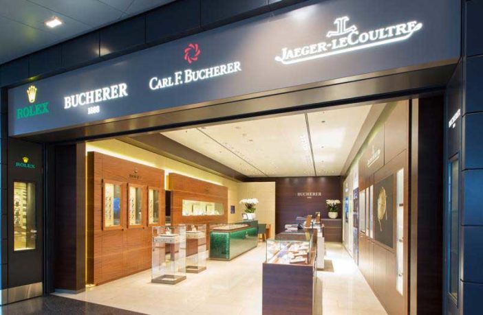 Zurich Airport launches refurbishment of Bucherer multibrand store and Rolex Boutique