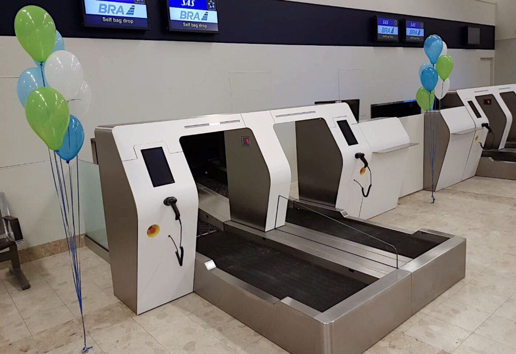 Self-bag-drop kiosks installed at Visby Airport in Sweden