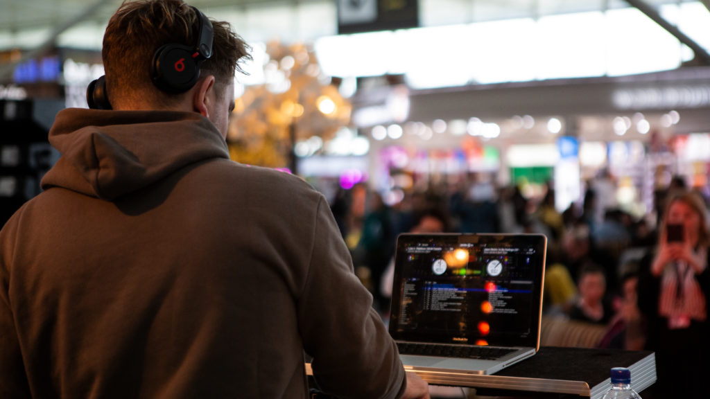 Passengers treated to live music performances at London Stansted Airport