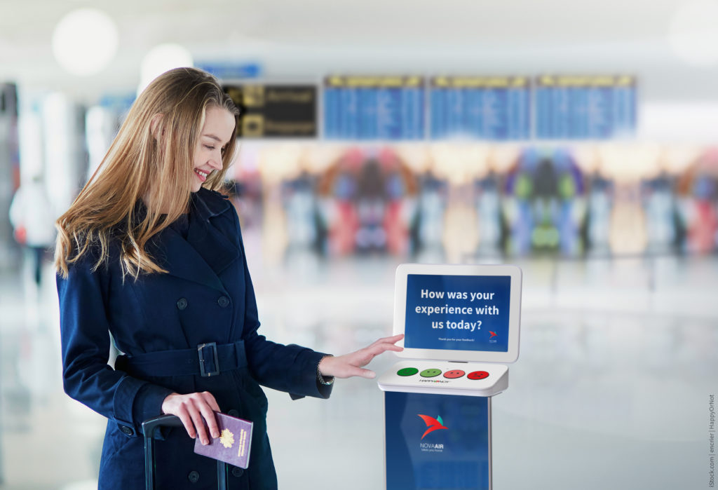PTE live news: HappyOrNot’s feedback system used to gauge visitor satisfaction at PTE