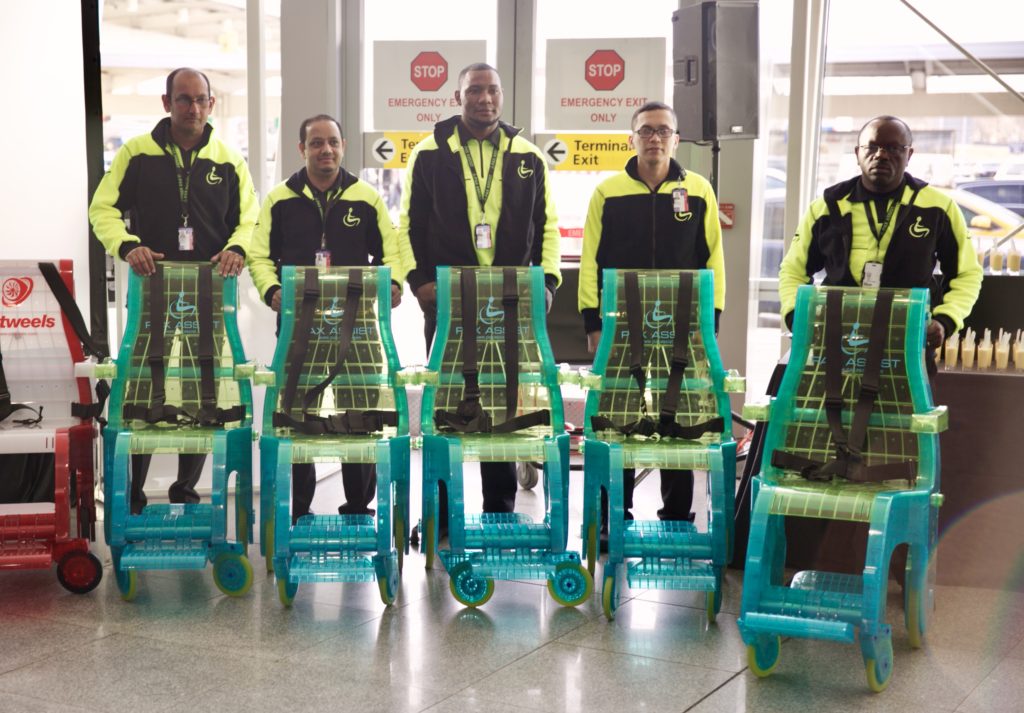 Non-metallic wheelchairs launched at JFK Airport T4