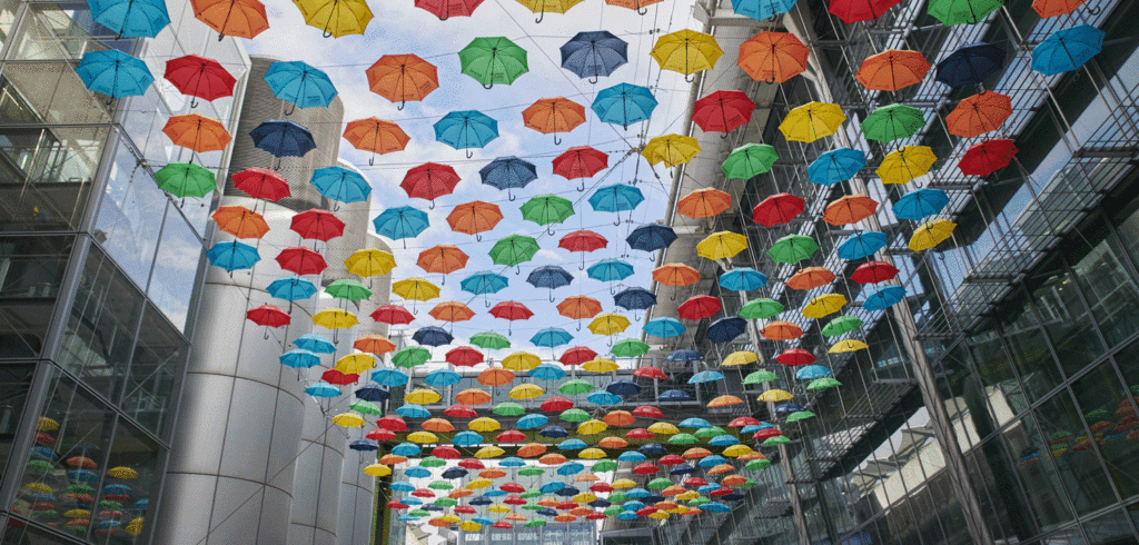 Super Power artwork installed at Heathrow