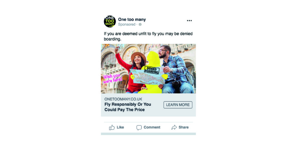 Aviation industry-led ‘One Too Many’ campaign returns