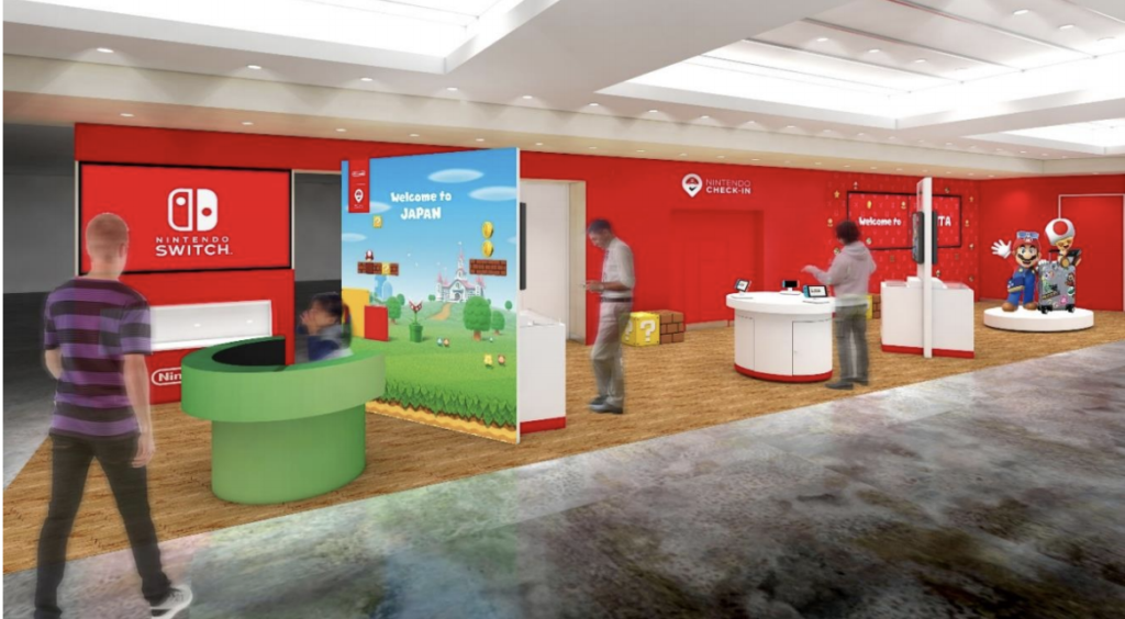 Nintendo gaming experience zone opens at Narita International Airport