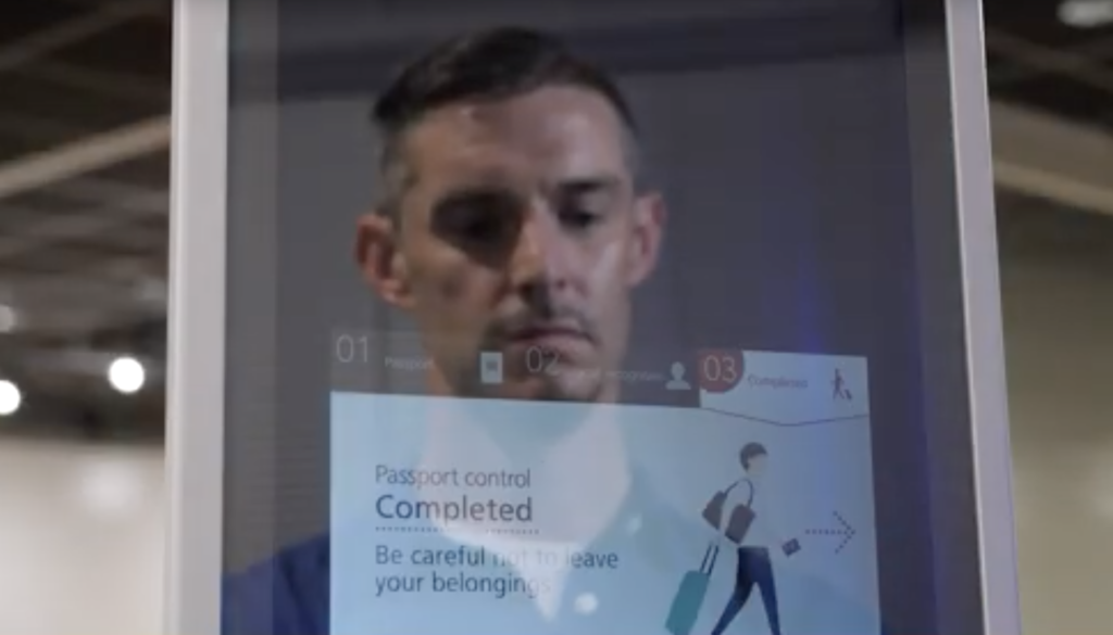 Video: Facial recognition gates