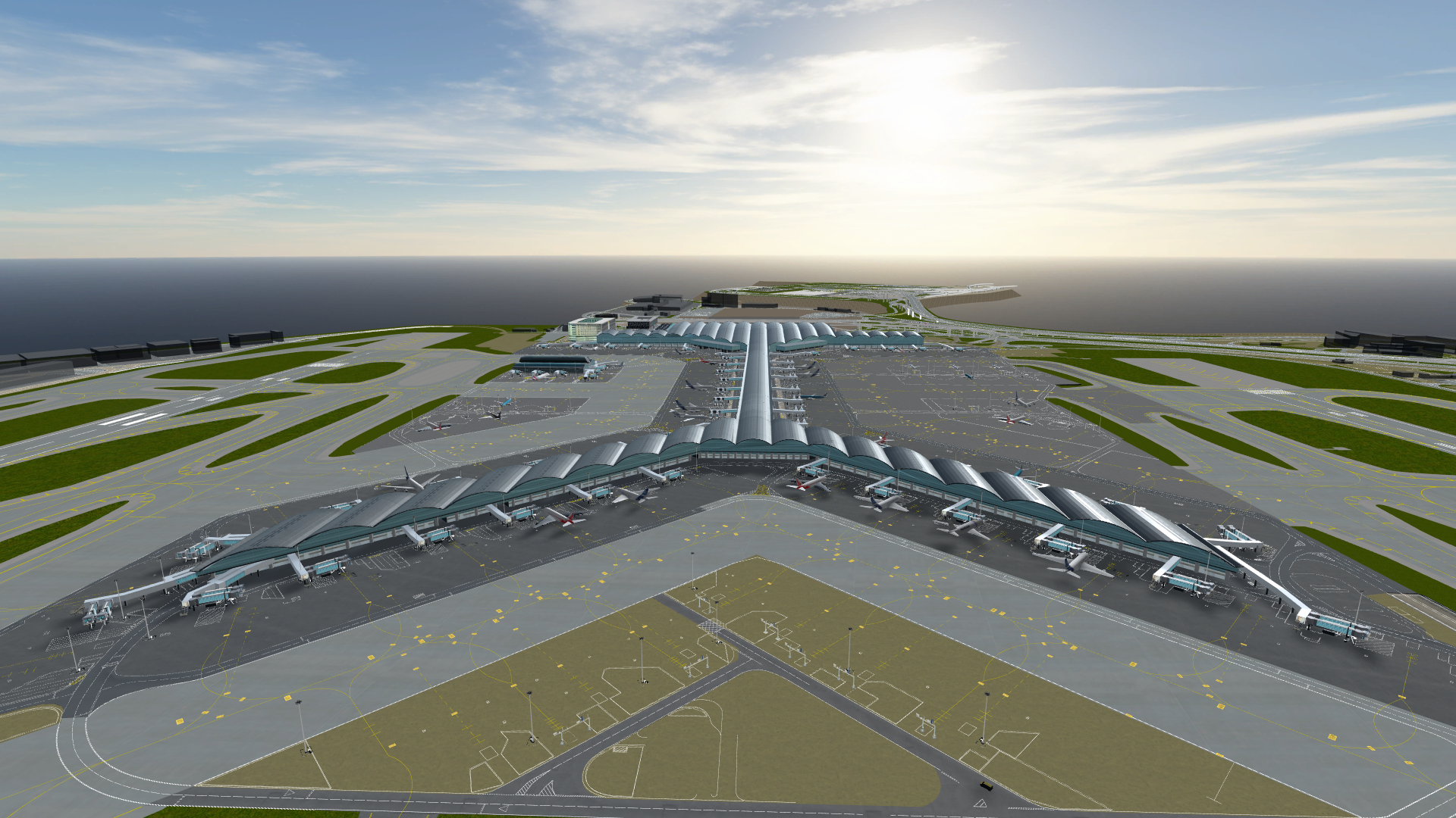 hong kong airport virtual tour