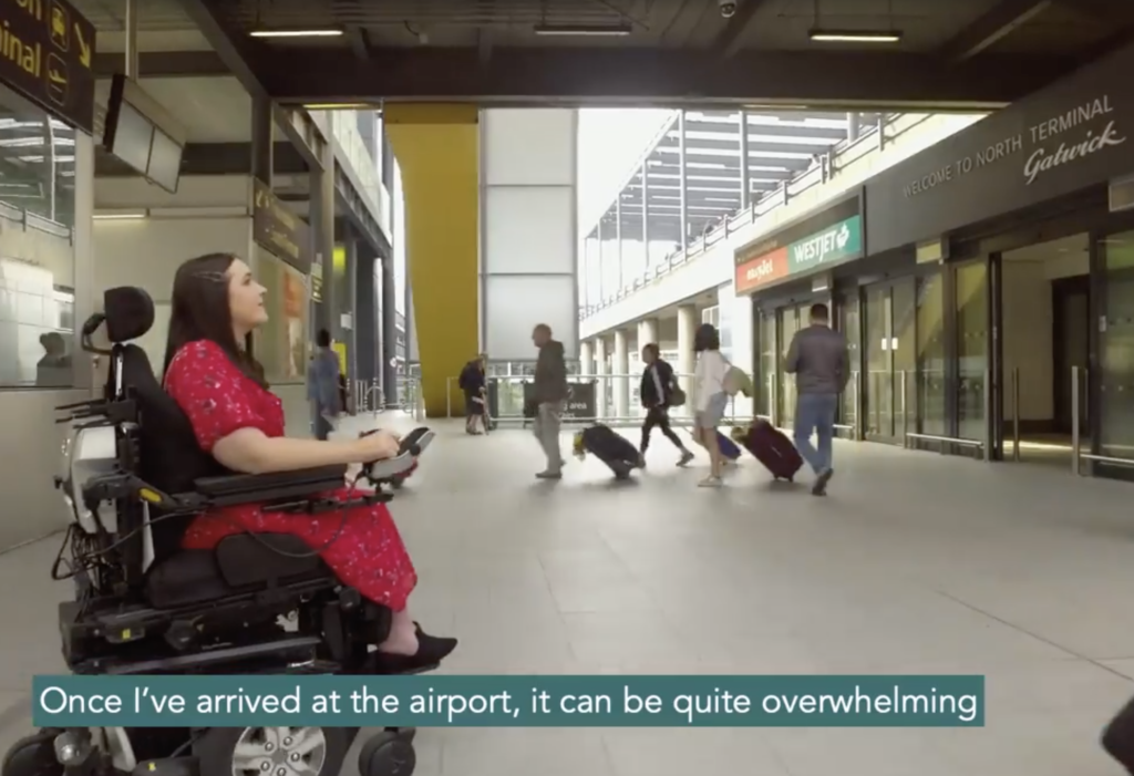 Gatwick releases new films to encourage people with disabilities to travel Gatwick Airport