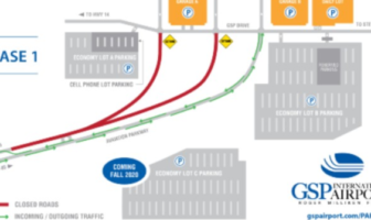 Parking expansion underway at Greenville-Spartanburg