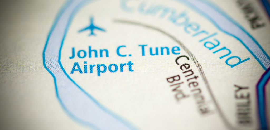 John C Tune Airport reopens
