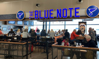 St Louis Blues back airport restaurant