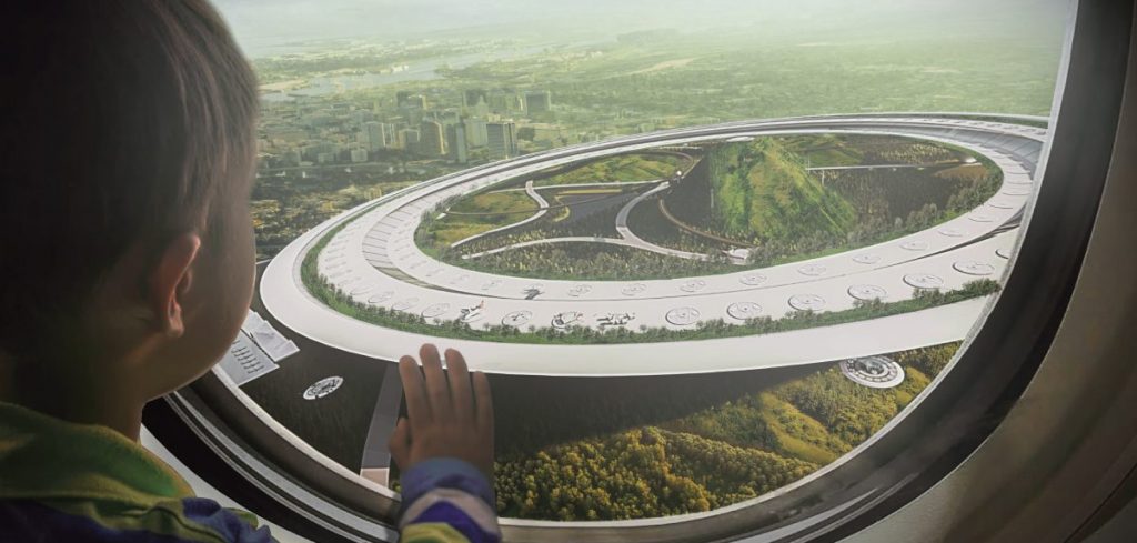 Fentress design competition envisages airports of the next century