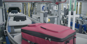 Beumer showcases CrisBag ICS tote-based baggage system at San Francisco international Airport