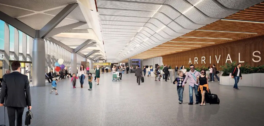 Melbourne completes arrivals hall revamp