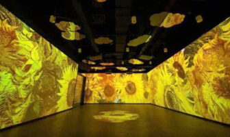 Laser projectors provide pop for Daxing Airport art installation