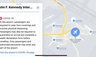 ACI Covid-19 airport travel guidance now available in Apple Maps