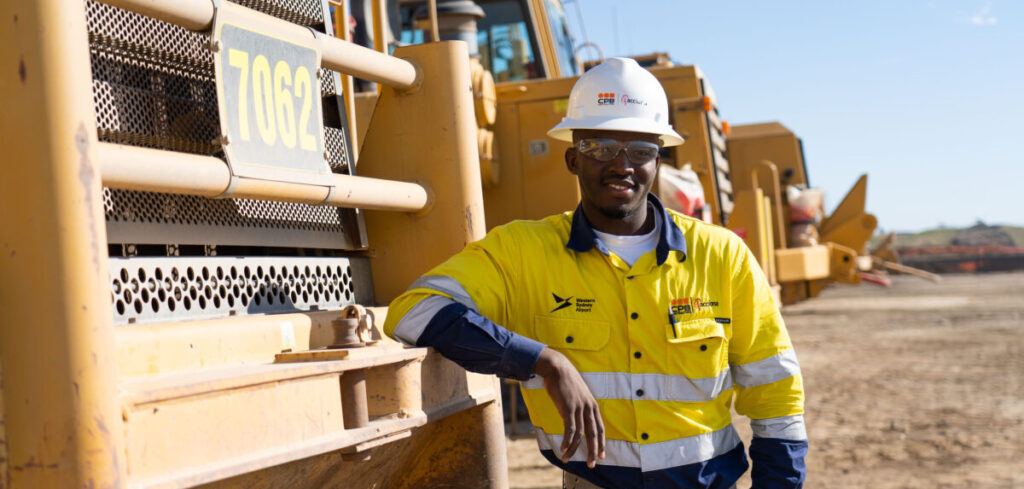 Third of workforce on Western Sydney Airport construction learning new skills