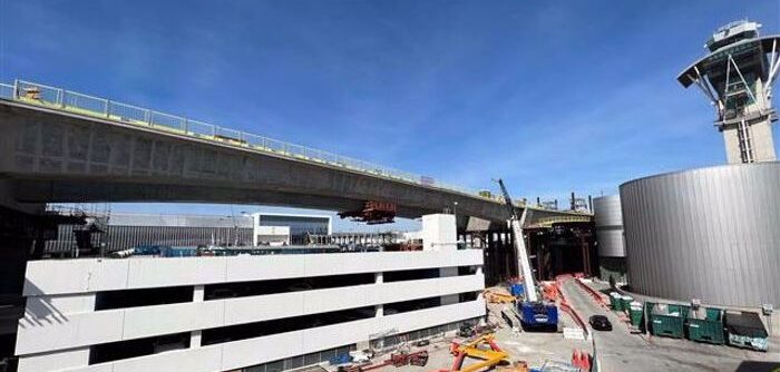 LAX completes construction of automated people mover guideway structure
