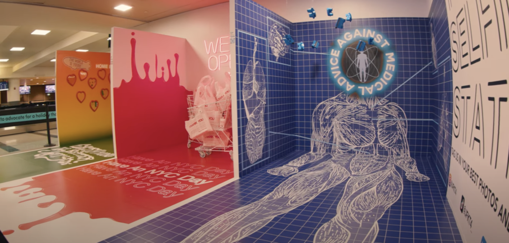 JFK Terminal 4 launches selfie station