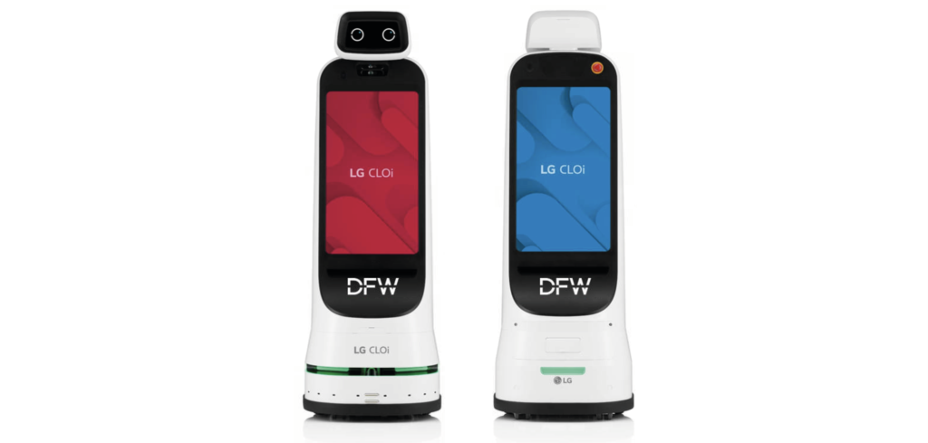 Dallas/Fort Worth Airport trials LG customer service robot