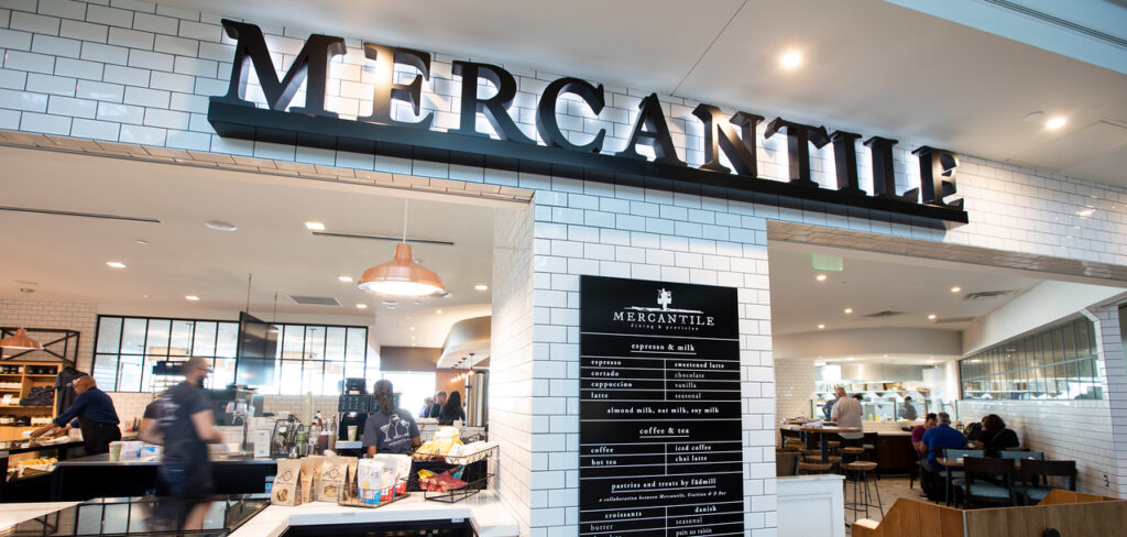 Denver International opens Mercantile Dining and Provision area