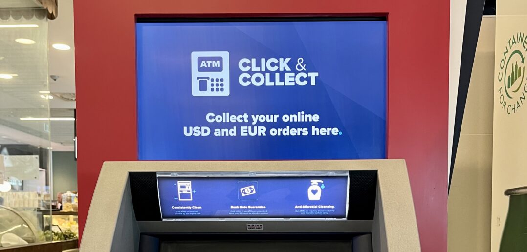 Travelex launches first foreign currency click and collect ATM service