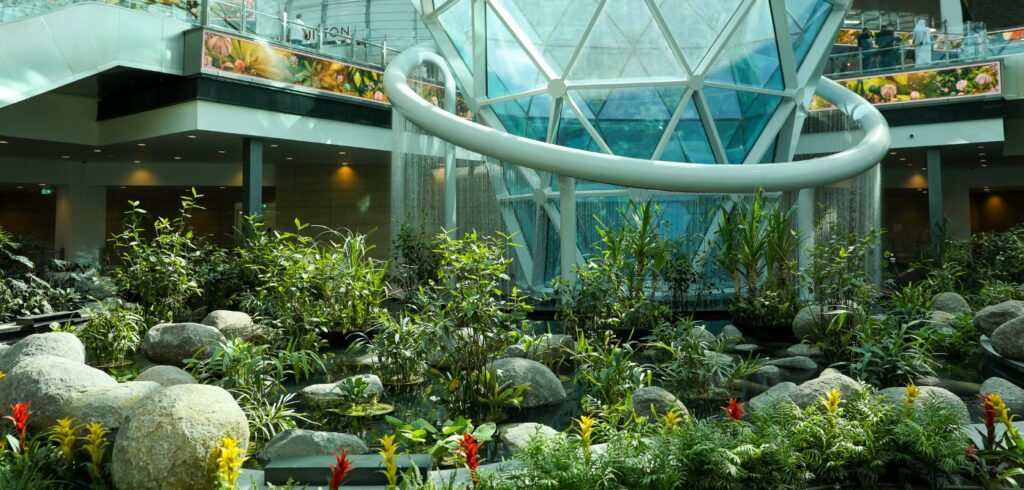 Hamad Airport unveils expansion project featuring tropical garden