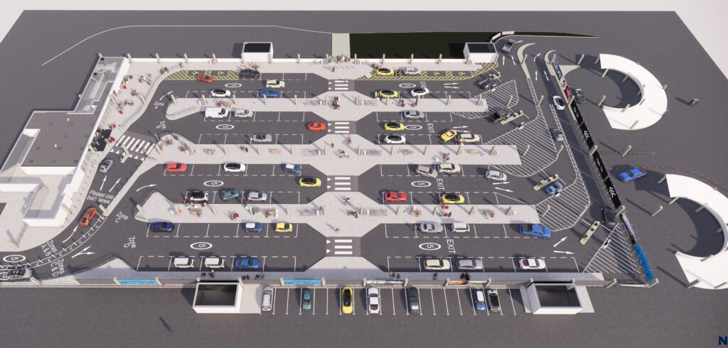 Edinburgh Airport redevelops pickup and drop-off area