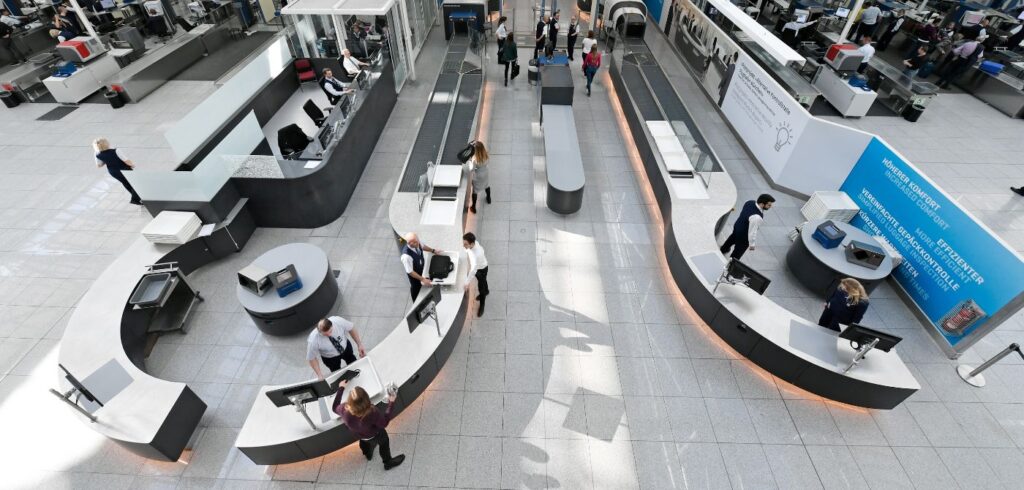 Munich Airport renovates central security checkpoint in Terminal 2