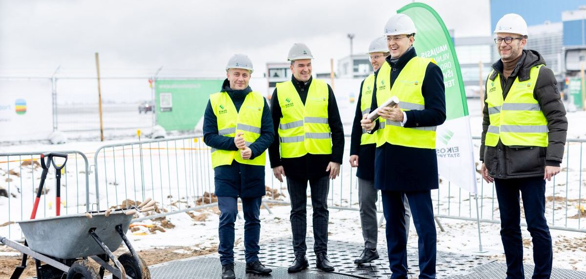 Vilniaus oro uostas pradeda statyti 14 400 m2 išvykimo terminalą