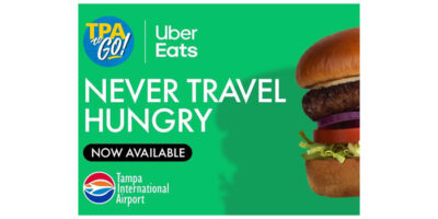 Tampa International launches its mobile food-ordering program on Uber Eats