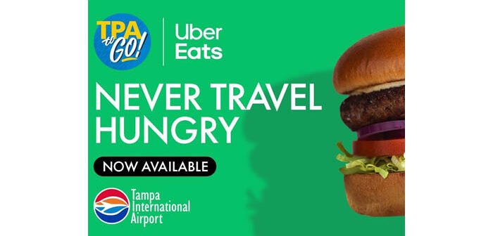 Tampa International launches its mobile food-ordering program on Uber Eats