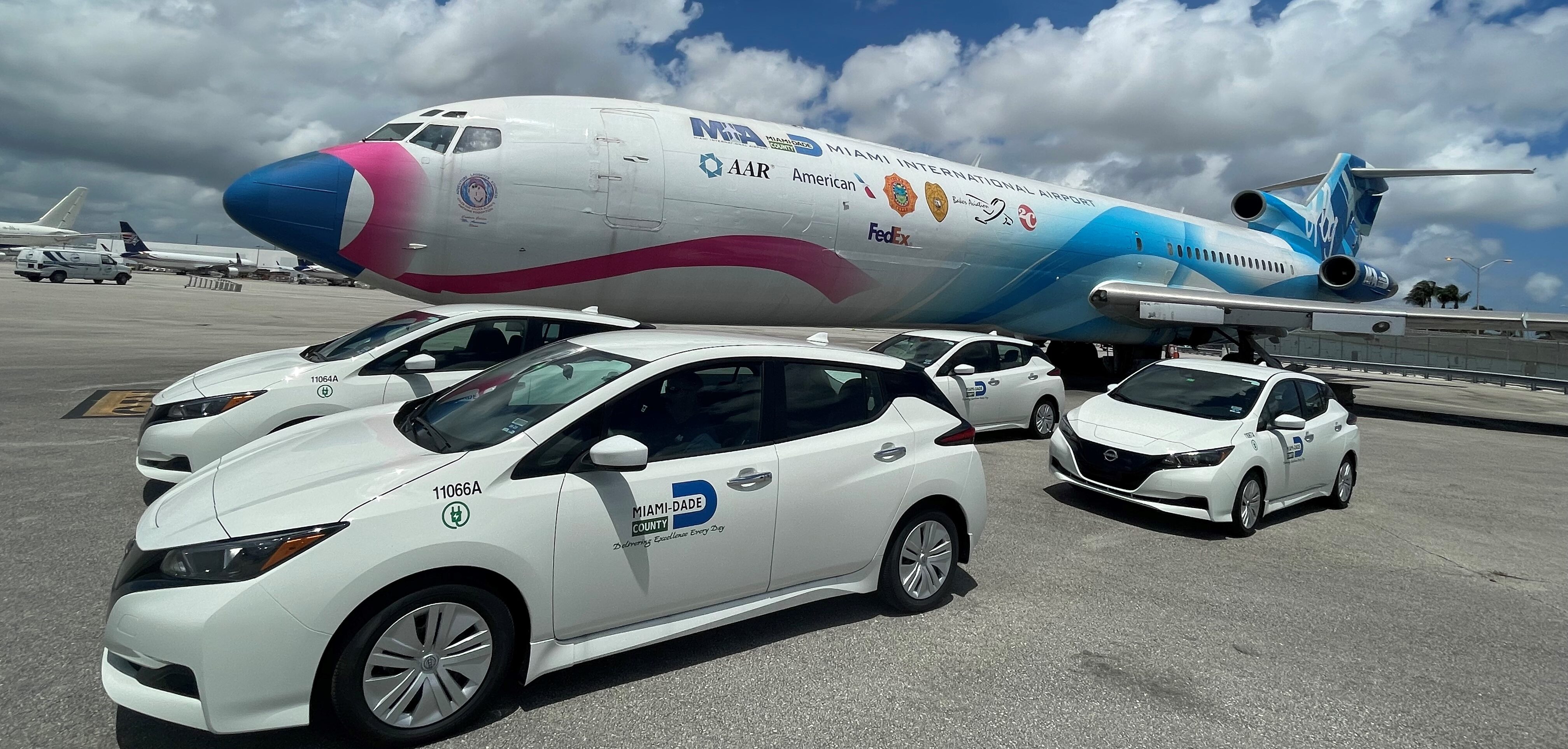 MiamiDade Aviation Department receives four allelectric vehicles