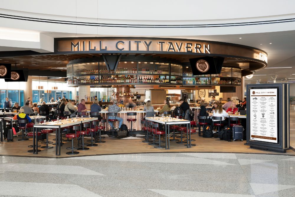 Inside The MSP Airport's New MN Wild-Themed Restaurant
