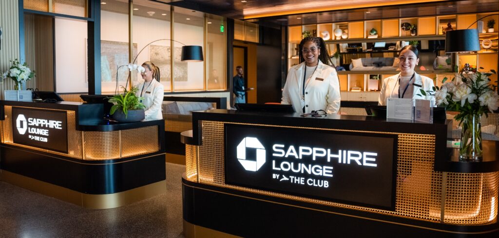 Boston Logan Airport opens Chase Sapphire Lounge by The Club
