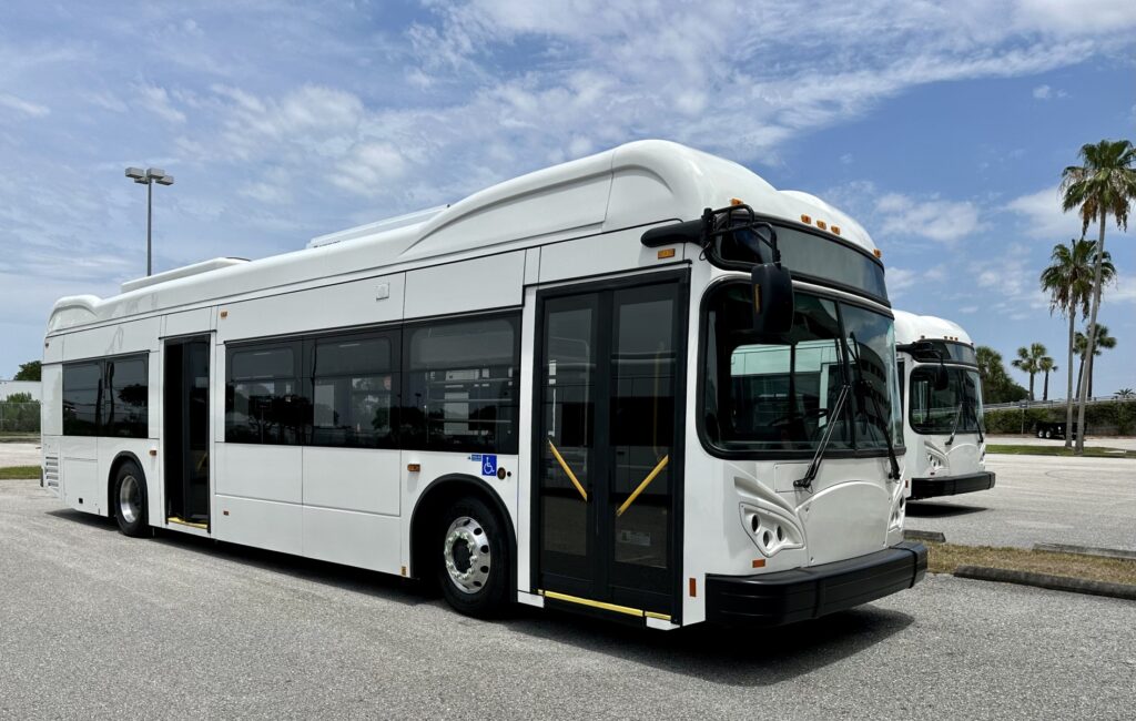 Tampa Airport adds its first four electric buses to vehicle fleet