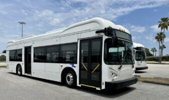 Tampa Airport adds its first four electric buses to vehicle fleet