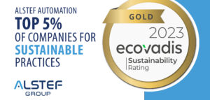 Alstef Automation awarded gold certification by Ecovadis