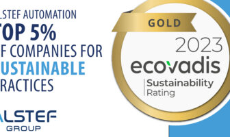 Alstef Automation awarded gold certification by Ecovadis