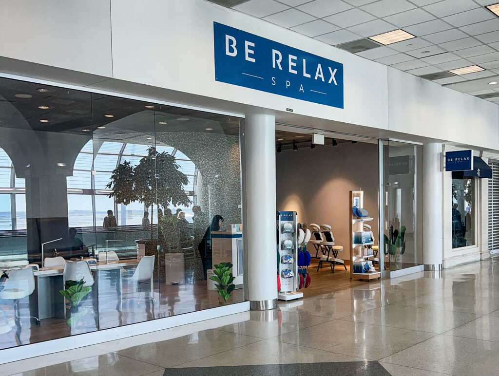 Be Relax opens three spas at Newark Liberty and Charlotte Douglas