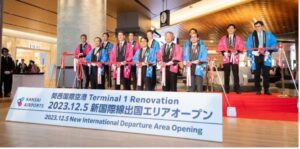 Kansai Airports opens renovated international departure area at Terminal 1