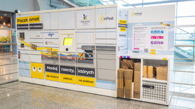Katowice Airport unveils InPost parcel locker service