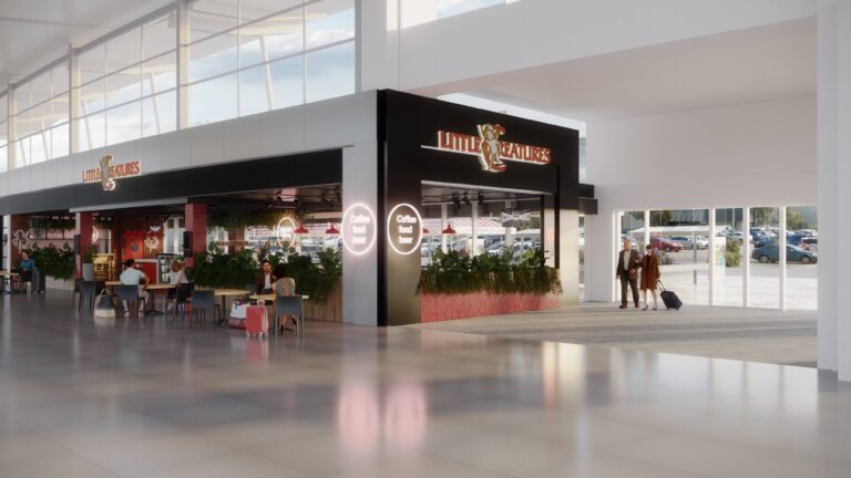 Perth Airport to open Little Creatures Bar & Cafe at T1 International A render of the planned Little Creatures Bar & Café at Perth Airport.